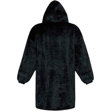Load image into Gallery viewer, Denali GRS hoodie blanket — Black (detail)