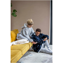 Load image into Gallery viewer, Denali GRS hoodie blanket — lifestyle
