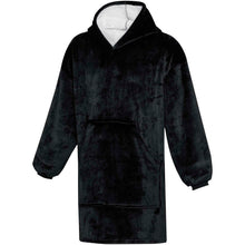 Load image into Gallery viewer, Denali GRS hoodie blanket — Black