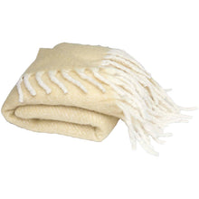 Load image into Gallery viewer, Dolly GRS recycled blanket — Beige (detail)