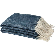 Load image into Gallery viewer, Dolly GRS recycled blanket — Dark blue