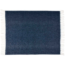 Load image into Gallery viewer, Dolly GRS recycled blanket — Dark blue (front)