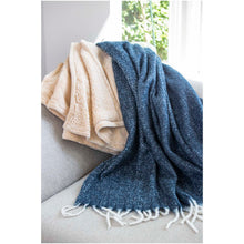 Load image into Gallery viewer, Dolly GRS recycled blanket — lifestyle