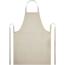 Load image into Gallery viewer, Shara 240 g/m2 Aware™ recycled apron — Oatmeal (front)