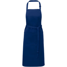 Load image into Gallery viewer, Andrea 240 g/m² apron with adjustable neck strap — Navy