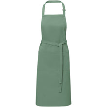 Load image into Gallery viewer, Andrea 240 g/m² apron with adjustable neck strap — Heather green