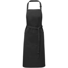 Load image into Gallery viewer, Andrea 240 g/m² apron with adjustable neck strap — Black