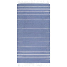 Load image into Gallery viewer, Anna 150 g/m² hammam cotton towel 100x180 cm — Navy (front)