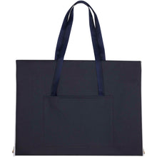 Load image into Gallery viewer, Laytote picnic blanket — Navy (back)