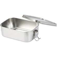 Load image into Gallery viewer, Titan 750 ml recycled stainless steel lunch box — Silver (detail)
