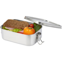Load image into Gallery viewer, Titan 750 ml recycled stainless steel lunch box — Silver (detail 2)
