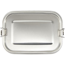 Load image into Gallery viewer, Titan 750 ml recycled stainless steel lunch box — Silver (front)