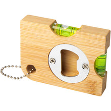 Load image into Gallery viewer, Levo bamboo bottle opener with level  — Natural