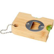 Load image into Gallery viewer, Levo bamboo bottle opener with level  — Natural (detail)