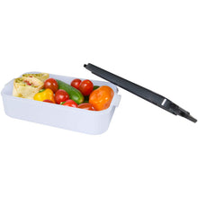Load image into Gallery viewer, Snappy 1000 ml lunch box and cutlery set — White (detail 2)