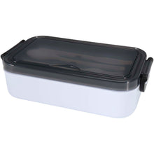 Load image into Gallery viewer, Snappy 1000 ml lunch box and cutlery set — White