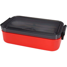 Load image into Gallery viewer, Snappy 1000 ml lunch box and cutlery set — Red