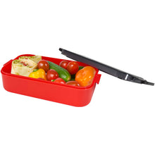 Load image into Gallery viewer, Snappy 1000 ml lunch box and cutlery set — Red (detail 2)