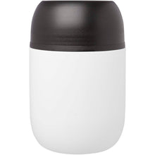 Load image into Gallery viewer, Supo 480 ml double-walled recycled stainless steel lunch pot with foldable spoon — White (front)