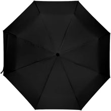 Load image into Gallery viewer, Dane 21" RPET foldable umbrella — Black (front)
