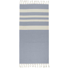 Load image into Gallery viewer, Anders hammam towel 147 x 75.5 cm — Royal blue (back)