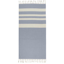 Load image into Gallery viewer, Anders hammam towel 147 x 75.5 cm — Royal blue (front)