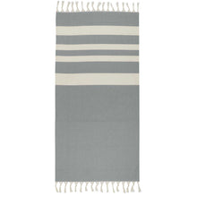 Load image into Gallery viewer, Anders hammam towel 147 x 75.5 cm — Navy (back)