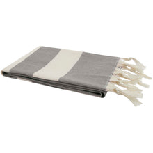 Load image into Gallery viewer, Anders hammam towel 147 x 75.5 cm — Black