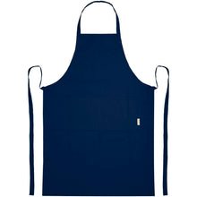 Load image into Gallery viewer, Odisha 200 g/m² OCS organic apron — Navy (front)