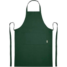 Load image into Gallery viewer, Odisha 200 g/m² OCS organic apron — Forest green (front)