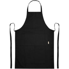 Load image into Gallery viewer, Odisha 200 g/m² OCS organic apron — Black (front)