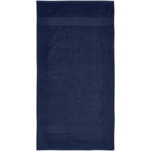 Load image into Gallery viewer, Charlotte 450 g/m² cotton towel 50x100 cm — Navy (front)