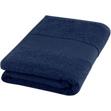 Load image into Gallery viewer, Charlotte 450 g/m² cotton towel 50x100 cm — Navy
