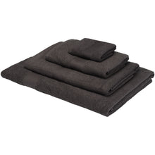 Load image into Gallery viewer, Charlotte 450 g/m² cotton towel 50x100 cm — Anthracite (detail)