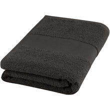 Load image into Gallery viewer, Charlotte 450 g/m² cotton towel 50x100 cm — Anthracite