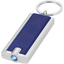 Load image into Gallery viewer, Castor LED keychain light — Blue / Silver