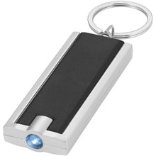 Load image into Gallery viewer, Castor LED keychain light — Black / Silver