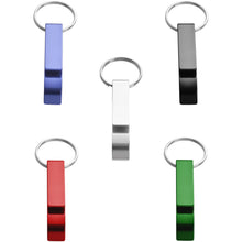 Load image into Gallery viewer, Tao bottle and can opener keychain — Blue (detail)