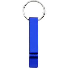 Load image into Gallery viewer, Tao bottle and can opener keychain — Blue (front)