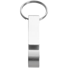 Load image into Gallery viewer, Tao bottle and can opener keychain — Silver (detail 2)