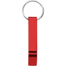 Load image into Gallery viewer, Tao bottle and can opener keychain — Red (front)