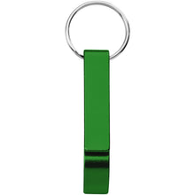 Load image into Gallery viewer, Tao bottle and can opener keychain — Green (front)
