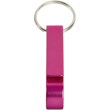 Load image into Gallery viewer, Tao bottle and can opener keychain — Magenta (detail)