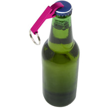 Load image into Gallery viewer, Tao bottle and can opener keychain — Magenta (detail 2)