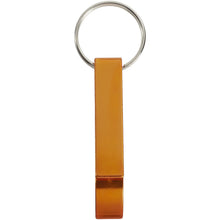 Load image into Gallery viewer, Tao bottle and can opener keychain — Orange (front)