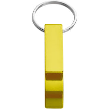 Load image into Gallery viewer, Tao bottle and can opener keychain — Gold (detail 2)