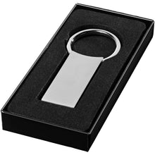 Load image into Gallery viewer, Omar rectangular keychain — Silver