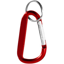 Load image into Gallery viewer, Timor carabiner keychain — Red (front)