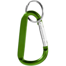 Load image into Gallery viewer, Timor carabiner keychain — Green (front)