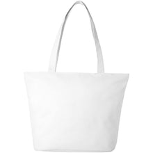 Load image into Gallery viewer, Panama zippered tote bag 20L — White (front)